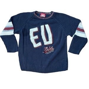 Vintage Retro Ecko‎ Unlimited Knit Varsity Women’s Sweater Size Small Collegiate